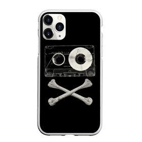 Чехол для iPhone 11 Pro матовый с принтом Pirate Music в Новосибирске, Силикон |  | 80s | 90s | bone | dance | disco | music | pirate | retro | skelet | skull | tape | диско | кассета | кости | музыка | пират | ретро | скелет | череп