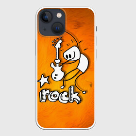 Чехол для iPhone 13 mini с принтом rock в Новосибирске,  |  | rock | гитара | музыка | рок