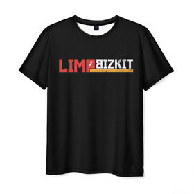 Мужская футболка 3D с принтом Limp Bizkit в Новосибирске, 100% полиэфир | прямой крой, круглый вырез горловины, длина до линии бедер | Тематика изображения на принте: fred durst | limp bizkit | лим бискит | фред дерст