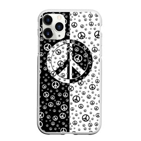 Чехол для iPhone 11 Pro матовый с принтом Peace Symbol в Новосибирске, Силикон |  | Тематика изображения на принте: love | peace | symbol | знак | любовь | мир | пацифик | пацифика | сигнал | символ | хиппи