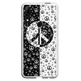 Чехол для Honor P Smart Z с принтом Peace Symbol в Новосибирске, Силикон | Область печати: задняя сторона чехла, без боковых панелей | Тематика изображения на принте: love | peace | symbol | знак | любовь | мир | пацифик | пацифика | сигнал | символ | хиппи