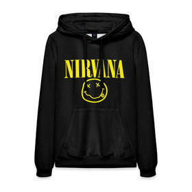 Мужская толстовка 3D с принтом Nirvana в Новосибирске, 100% полиэстер | двухслойный капюшон со шнурком для регулировки, мягкие манжеты на рукавах и по низу толстовки, спереди карман-кенгуру с мягким внутренним слоем. | curt | nirvana | кобейн | курт | нирвана