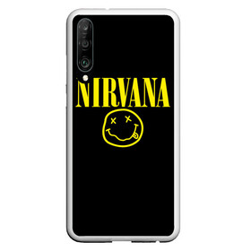 Чехол для Honor P30 с принтом Nirvana в Новосибирске, Силикон | Область печати: задняя сторона чехла, без боковых панелей | curt | nirvana | кобейн | курт | нирвана