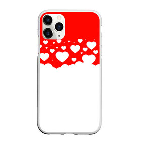 Чехол для iPhone 11 Pro матовый с принтом Сердечки в Новосибирске, Силикон |  | 14 февраля | валентин | влюбленные | девушке | день святого валентина | жене | любимой | любимому | мужу | пара | парные | парню | подарок | подарок жене | подарок мужу
