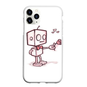 Чехол для iPhone 11 Pro матовый с принтом Робот-мальчик в Новосибирске, Силикон |  | 14 февраля | валентин | влюбленные | девушке | день святого валентина | жене | любимой | любимому | мужу | пара | парные | парню | подарок | подарок жене | подарок мужу