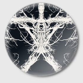 Значок с принтом Ведьма из Блэр в Новосибирске,  металл | круглая форма, металлическая застежка в виде булавки | Тематика изображения на принте: 
