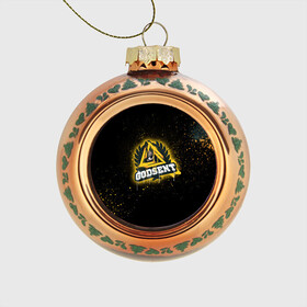 Стеклянный ёлочный шар с принтом cs:go - Godsent (Black collection) в Новосибирске, Стекло | Диаметр: 80 мм | black | csgo | godsent | годсент | ксго