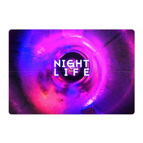 Магнитный плакат 3Х2 с принтом Night life в Новосибирске, Полимерный материал с магнитным слоем | 6 деталей размером 9*9 см | color | life | night | party | вечеринка | дискотека | жизнь | ночная | ночь | туса