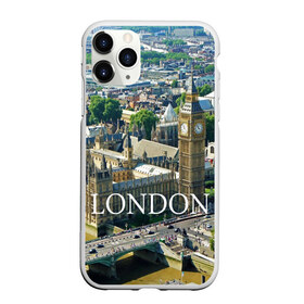 Чехол для iPhone 11 Pro матовый с принтом Улицы Лондона в Новосибирске, Силикон |  | city | england | london | united kingdom | англия | великобритания | город | лондон
