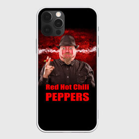 Чехол для iPhone 12 Pro Max с принтом Red Hot Chili Peppers в Новосибирске, Силикон |  | Тематика изображения на принте: звезда | красный | кумир | музыка | перец | рок | рок группа | хит