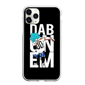 Чехол для iPhone 11 Pro матовый с принтом Super God Dab в Новосибирске, Силикон |  | anime | dragon ball | god | saiyan | драгонболл | дракон | жемчуг