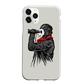Чехол для iPhone 11 Pro матовый с принтом Панда танкист в Новосибирске, Силикон |  | animal | bear | beast | panda | tank | war | война | животное | зверь | игра | медведь | панда | танк