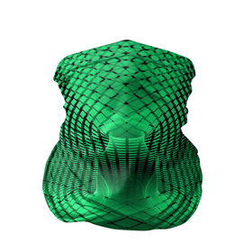 Бандана-труба 3D с принтом Абстракция зеленая в Новосибирске, 100% полиэстер, ткань с особыми свойствами — Activecool | плотность 150‒180 г/м2; хорошо тянется, но сохраняет форму | абстракция | белый | зеленый | изгиб | красивый | необычный | новый | плавный | рисунок | стиль | цвет | четкий