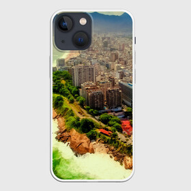 Чехол для iPhone 13 mini с принтом Рио в Новосибирске,  |  | город | пейзаж