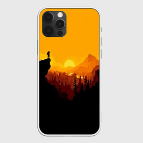 Чехол для iPhone 12 Pro Max с принтом FIREWATCH в Новосибирске, Силикон |  | закат | файрвотч