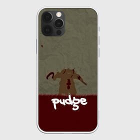 Чехол для iPhone 12 Pro Max с принтом Pudge в Новосибирске, Силикон |  | butcher | defense of the ancients | dota 2 | pudge | герой | красный | кровь | минимализм | мясник | пудж