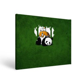 Холст прямоугольный с принтом Милая панда в Новосибирске, 100% ПВХ |  | Тематика изображения на принте: большая | джунгли | енот | зайка | милая | панда | пушистая