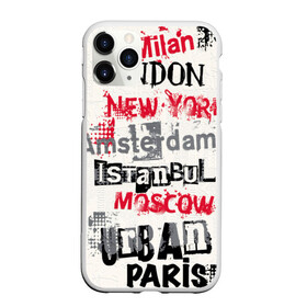 Чехол для iPhone 11 Pro матовый с принтом Города в Новосибирске, Силикон |  | amsterdam | istanbul | london | moscow | new york | paris | urban | амстердам | лондон | москва | нью йорк | париж | стамбул
