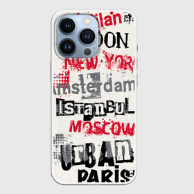 Чехол для iPhone 13 Pro с принтом Города в Новосибирске,  |  | amsterdam | istanbul | london | moscow | new york | paris | urban | амстердам | лондон | москва | нью йорк | париж | стамбул