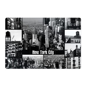 Магнитный плакат 3Х2 с принтом Улицы Нью-Йорка в Новосибирске, Полимерный материал с магнитным слоем | 6 деталей размером 9*9 см | city | collage | houses | new york | skyscrapers | streets | usa | город | дома | коллаж | нью йорка | сша | улицы