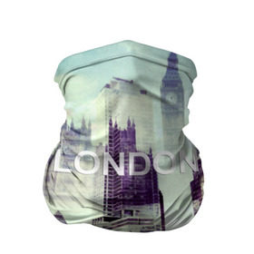 Бандана-труба 3D с принтом Улицы Лондона в Новосибирске, 100% полиэстер, ткань с особыми свойствами — Activecool | плотность 150‒180 г/м2; хорошо тянется, но сохраняет форму | collage | england | london | англия | коллаж | лондон