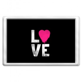 Магнит 45*70 с принтом Love в Новосибирске, Пластик | Размер: 78*52 мм; Размер печати: 70*45 | amour | faith | happy | heart | hope | love | амур | вера | любовь | надежда | сердце | счастье