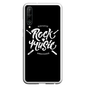 Чехол для Honor P30 с принтом Rock Music в Новосибирске, Силикон | Область печати: задняя сторона чехла, без боковых панелей | alternative | band | metal | music | nickelback | rock | альтернатива | барабан | гитара | инструмент | метал | музыка | найклбэк | нирвана | рок