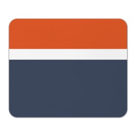 Коврик прямоугольный с принтом Триколор в Новосибирске, натуральный каучук | размер 230 х 185 мм; запечатка лицевой стороны | Тематика изображения на принте: 2017 | белый | дизайн | классика | новинки | новое | оранжевый | полосы | популярное | синий | триколор