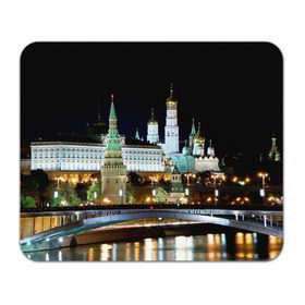 Коврик прямоугольный с принтом Москва в Новосибирске, натуральный каучук | размер 230 х 185 мм; запечатка лицевой стороны | город | ночь | пейзаж