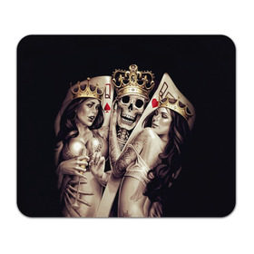 Коврик прямоугольный с принтом Скелетоны в Новосибирске, натуральный каучук | размер 230 х 185 мм; запечатка лицевой стороны | background | black | cards | color | crown | death | game | girl | hearts | king | queen | skeleton | skull | spades | tattoo | девушки | игра | карты | королевы | король | короны | масть | пики | скелет | тату | фон | черви 