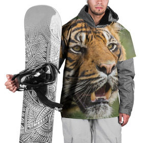 Накидка на куртку 3D с принтом Тигр в Новосибирске, 100% полиэстер |  | 