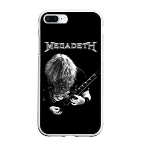 Чехол для iPhone 7Plus/8 Plus матовый с принтом Dave Mustaine в Новосибирске, Силикон | Область печати: задняя сторона чехла, без боковых панелей | dave | megadeth | metal | mustaine | rattlehead | rock | thrash | vic | дейв | мастейн | мегадет | метал | рок | треш