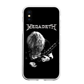 Чехол для iPhone XS Max матовый с принтом Dave Mustaine в Новосибирске, Силикон | Область печати: задняя сторона чехла, без боковых панелей | Тематика изображения на принте: dave | megadeth | metal | mustaine | rattlehead | rock | thrash | vic | дейв | мастейн | мегадет | метал | рок | треш