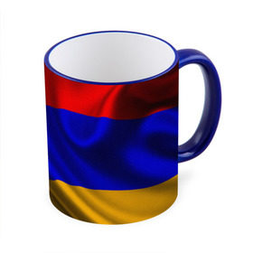 Кружка 3D с принтом Флаг Армения в Новосибирске, керамика | ёмкость 330 мл | Тематика изображения на принте: айастан | армения | босеан | вымпел | ереван | знак | знамя | кумач | орифламма | пойс | полотнище | символ | стяг | флаг | флюгарка | хайастан | штандарт