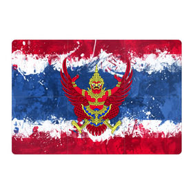 Магнитный плакат 3Х2 с принтом Таиланд в Новосибирске, Полимерный материал с магнитным слоем | 6 деталей размером 9*9 см | Тематика изображения на принте: flag | garuda | thailand | гаруда | таиланд | флаг