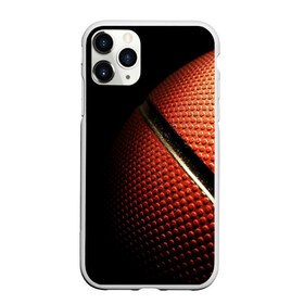 Чехол для iPhone 11 Pro матовый с принтом Баскетбольный мяч в Новосибирске, Силикон |  | Тематика изображения на принте: баскетбол | мяч | оранжевый | спорт | стритбол