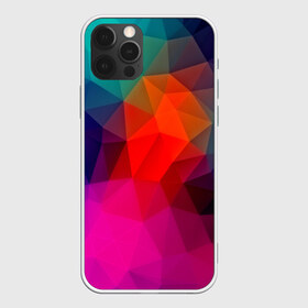 Чехол для iPhone 12 Pro Max с принтом Abstraction в Новосибирске, Силикон |  | абстракция | бумага | геометрия | грани | изгиб | линии | оптические | полигоны | полосы | постель | розовый | сочетания | текстура | треугольники