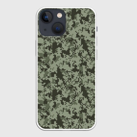 Чехол для iPhone 13 mini с принтом камуфляж 2 в Новосибирске,  |  | армия | война | камуфляж | милитари | пиксель