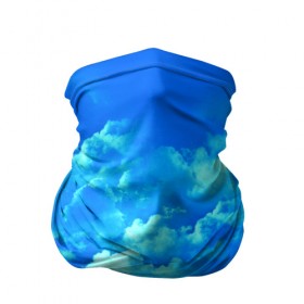 Бандана-труба 3D с принтом Cloud в Новосибирске, 100% полиэстер, ткань с особыми свойствами — Activecool | плотность 150‒180 г/м2; хорошо тянется, но сохраняет форму | небо | облако