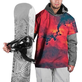 Накидка на куртку 3D с принтом Звёздное пространство в Новосибирске, 100% полиэстер |  | Тематика изображения на принте: space | вселенная | космический | космос | красный
