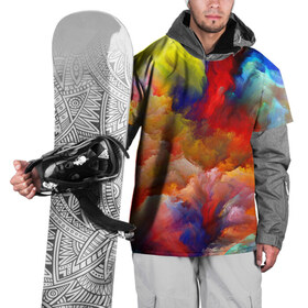 Накидка на куртку 3D с принтом Цвета в Новосибирске, 100% полиэстер |  | art | beatles | psychedelic | tie dye | абстракция | арт | битлз | геометрия | звезды | космос | краски | психо | психоделический | текстуры | хиппи | цвета