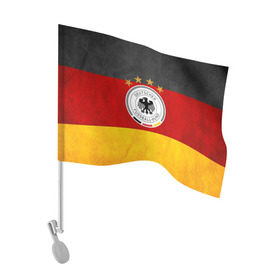 Флаг для автомобиля с принтом Сборная Германии в Новосибирске, 100% полиэстер | Размер: 30*21 см | germany | германия | футбольная форма