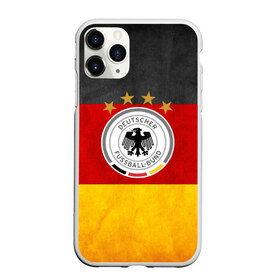 Чехол для iPhone 11 Pro матовый с принтом Сборная Германии в Новосибирске, Силикон |  | germany | германия | футбольная форма