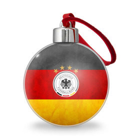 Ёлочный шар с принтом Сборная Германии в Новосибирске, Пластик | Диаметр: 77 мм | germany | германия | футбольная форма
