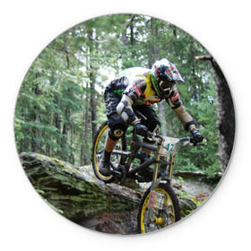 Коврик круглый с принтом Велоспорт гонка в Новосибирске, резина и полиэстер | круглая форма, изображение наносится на всю лицевую часть | Тематика изображения на принте: велик | велосипед | гонка | горы | деревья | железный конь | колесо | лес | лисапед | природа | ровер | спорт | спортсмен | стальной конь | тандем | трицикл | шлем