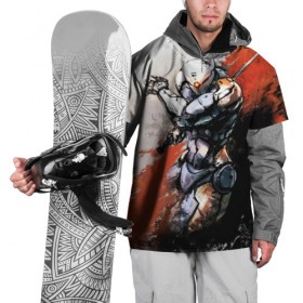 Накидка на куртку 3D с принтом Ниндзя в Новосибирске, 100% полиэстер |  | Тематика изображения на принте: anime. игры | metal gear solid