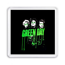 Магнит 55*55 с принтом Green Day 4 в Новосибирске, Пластик | Размер: 65*65 мм; Размер печати: 55*55 мм | Тематика изображения на принте: american idiot | green day | грин дей | грин дэй