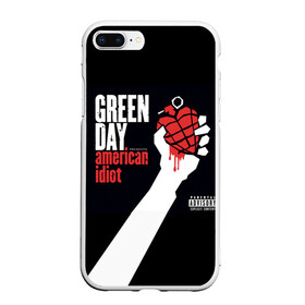 Чехол для iPhone 7Plus/8 Plus матовый с принтом Green Day 3 в Новосибирске, Силикон | Область печати: задняя сторона чехла, без боковых панелей | american idiot | green day | грин дей | грин дэй
