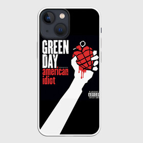 Чехол для iPhone 13 mini с принтом Green Day 3 в Новосибирске,  |  | american idiot | green day | грин дей | грин дэй