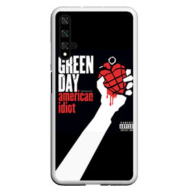 Чехол для Honor 20 с принтом Green Day 3 в Новосибирске, Силикон | Область печати: задняя сторона чехла, без боковых панелей | american idiot | green day | грин дей | грин дэй